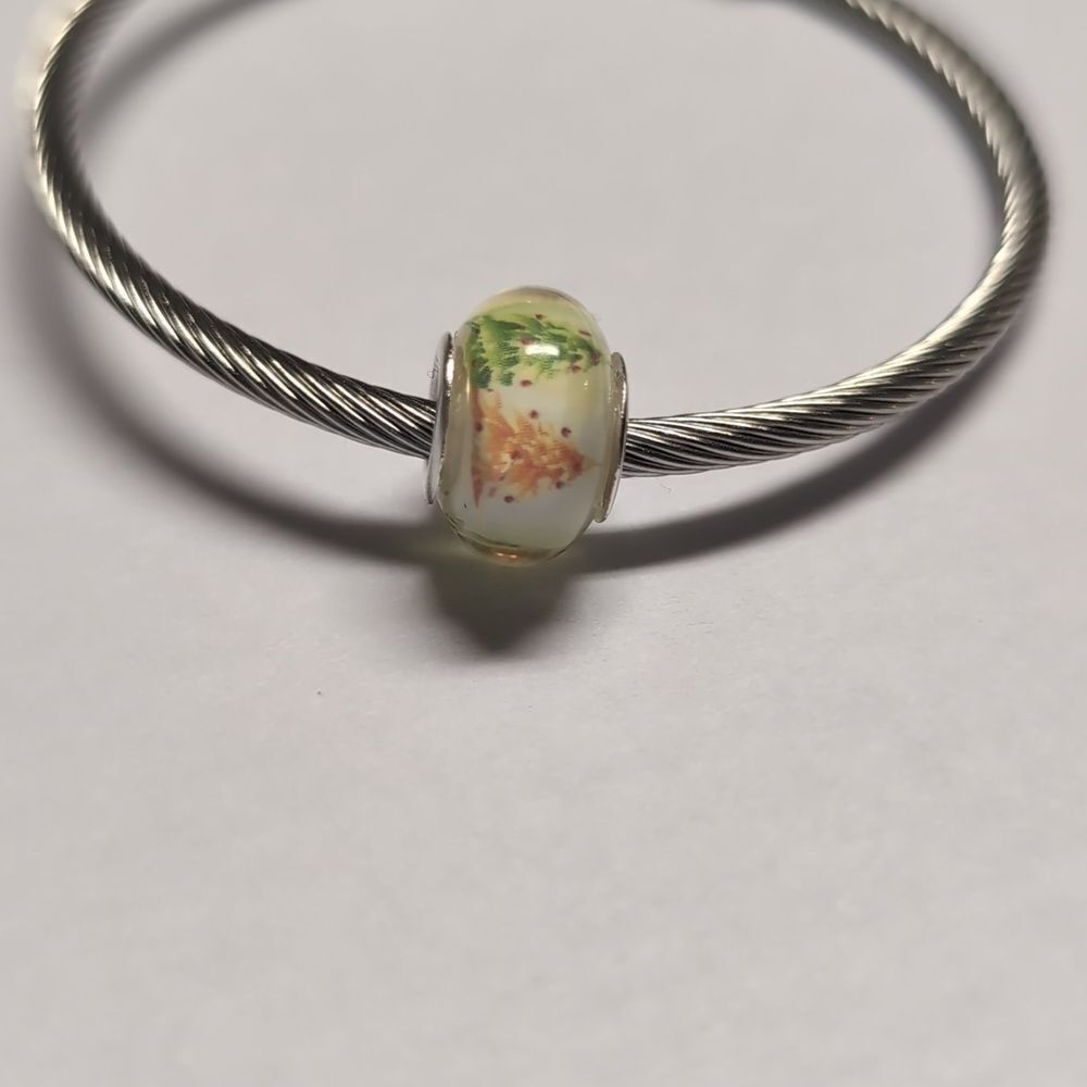 Silver Christmas "Christmas Trees" Charm for Pandora‎ Style Bracelet